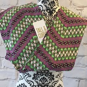 Lularoe Disney Kermit Tall and Curvy Leggings